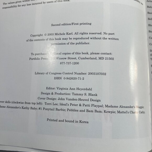 Baby Boomer Dolls Plastic Playthings of the 50's & 60's Reference Price Guide - Picture 3 of 16